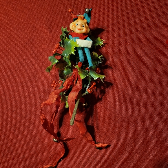 Vintage Knee Hugger Felt Elf - Picture 10 of 13